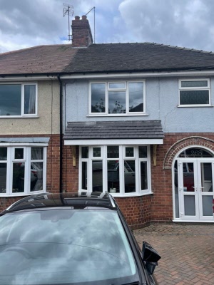 Bay Window with Pitched Roof Fitted on Tixall Road