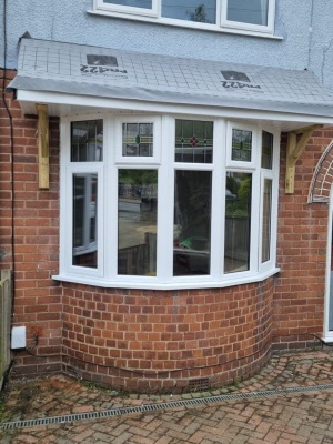 Bay Window with Pitched Roof Fitted on Tixall Road